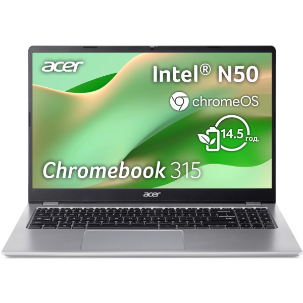 Фото - Ноутбук Acer Chromebook 315 CB315-7H-C1Y2 (NX.JUVEU.001) Sparkly Silver Фото - Ноутбук Acer Chromebook 315 CB315-7H-C1Y2 (NX.JUVEU.001) Sparkly Silver